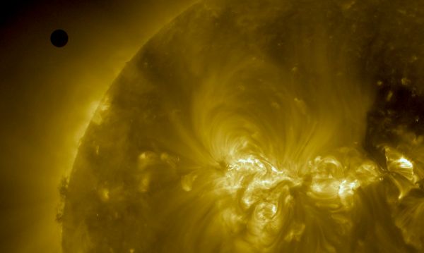 NASA's SDO Satellite Captures Venus Transit Approach -- Bigger, Better!