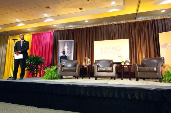 Charlize Theron at UC-Irvine Living Peace Series. December 4, 2010.