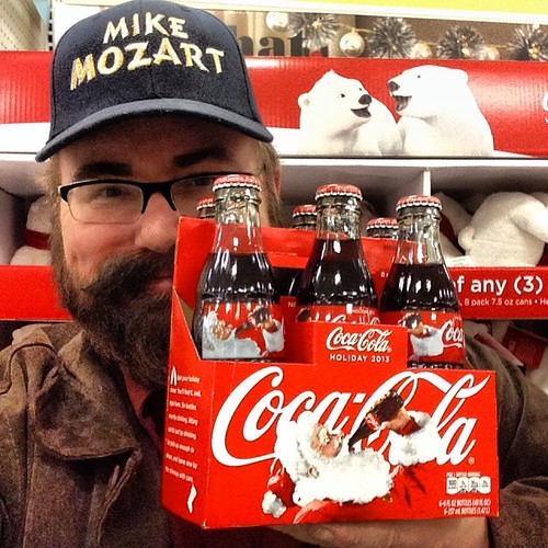 Coca Cola Glass 8oz Bottles! When I was a child, Plastic Bottles did not exist. It was bottles or cans! I always bought these little 8oz bottles for 15 cents! With Mike Mozart