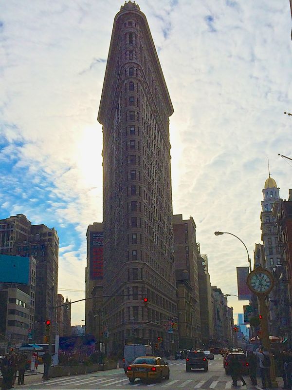 New York's Flatiron building