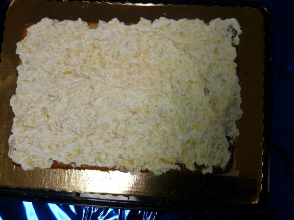 Banana Split Birthday Cake - Pineapple Filling