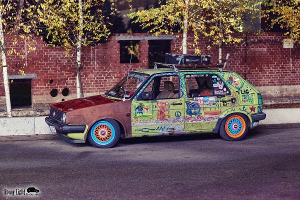 VW Golf MK2 CL Hoodride Ratte Automotive car photographer Ronny Light