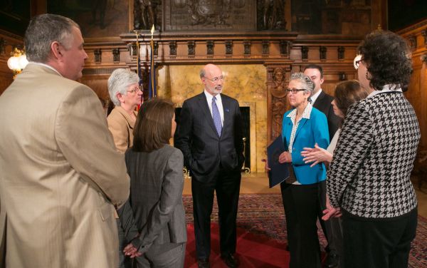 Governor Wolf Meets Tri-State Cardiology and Pulmonary Rehab Members