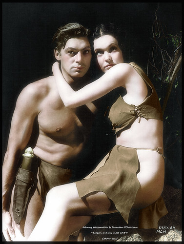 Johnny Weissmuller & Maureen O'Sullivan