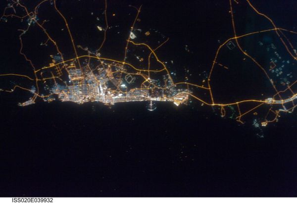 City of Dubai, United Arab Emirates (NASA, International Space Station Science, 09/11/09)