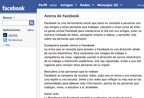 Facebook en Español