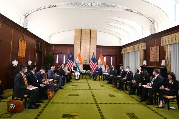 Prime Minister Shri Narendra Modi held talks with President of USA, H.E. Mr. Joseph R. Biden in Tokyo