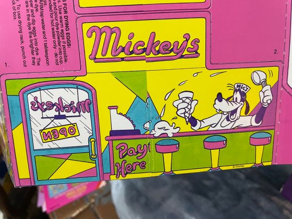 Disney’s Mickey Mouse Neon Eggs Easter Egg Decorating Kit! Concept Design and Artwork by MiMo, Mike Mozart, for Sunhill.