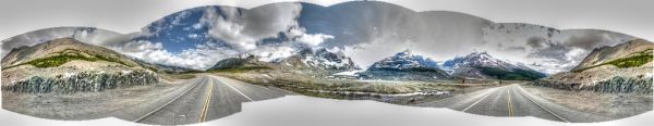 Google Street View - Pan-American Trek - Columbia Icefields & Athabasca Glacier