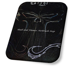 Airbrush Tutorial - Step by Step Skull & Flames