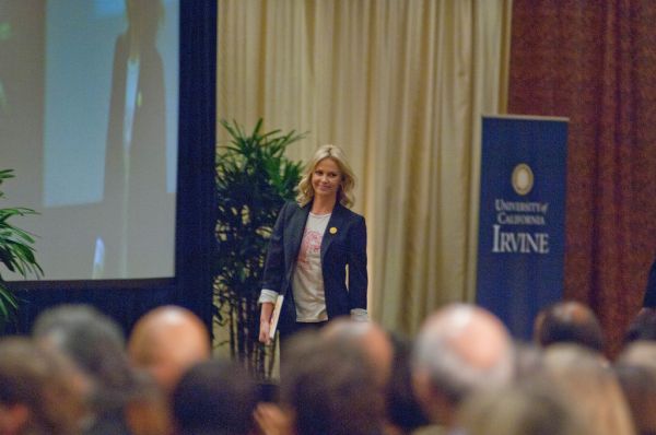 Charlize Theron at UC-Irvine Living Peace Series. December 4, 2010.
