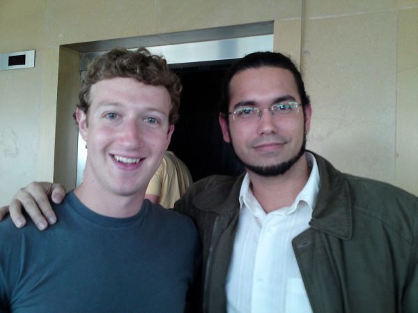 Eu com Mark Zuckerberg