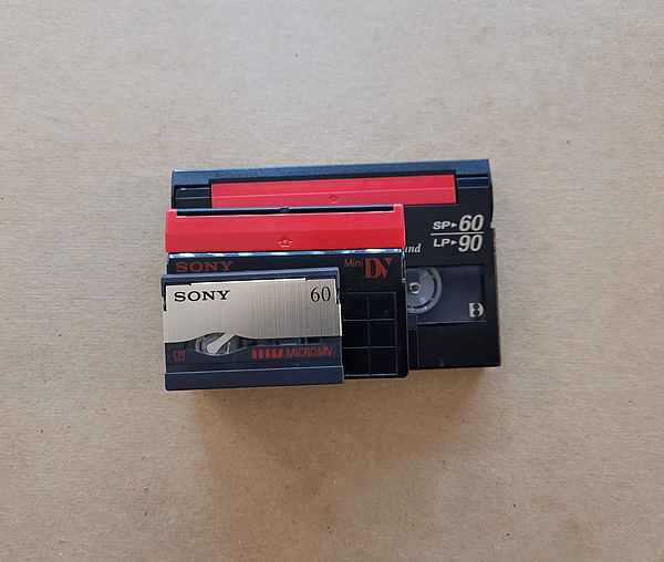 MicroMV, MiniDV, Digital8