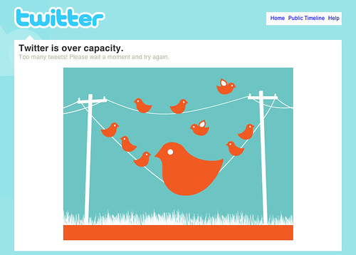 My design for Twitter's 'over capacity' screen