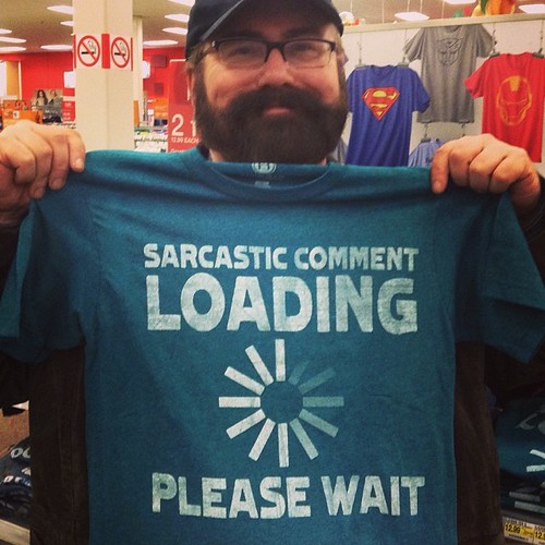 Sarcasm Warning T-Shirt at Target with Mike Mozart