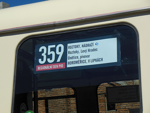 Únětice, Škoda 706 RTO, označení nostalgické linky