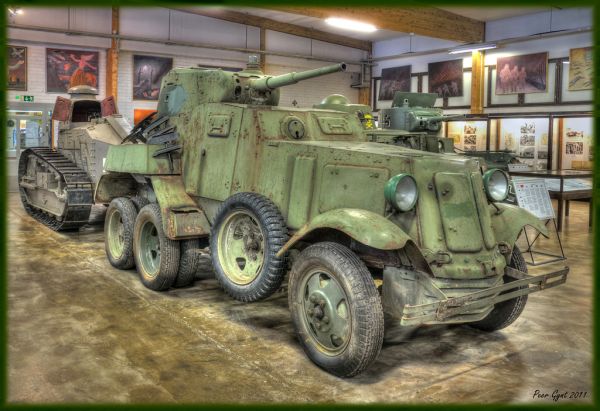Soviet Armoured Car BA-10M. 1939. Советский бронеавтомобиль БА-10М.