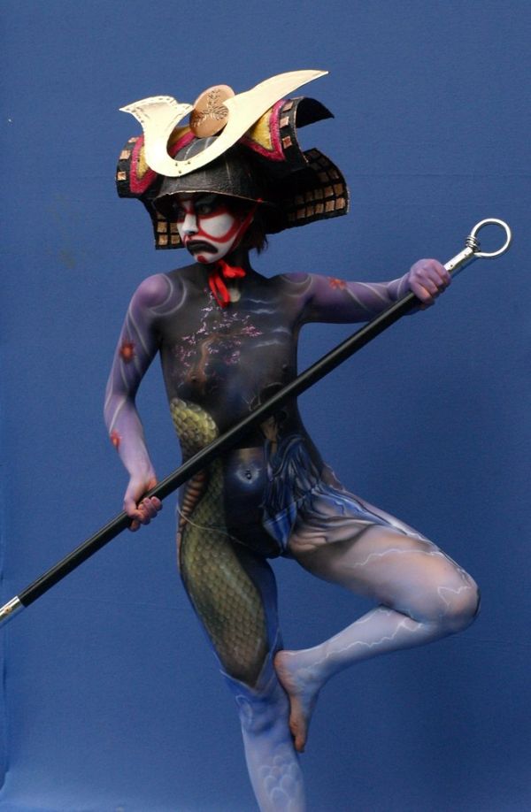 Asian Body painting