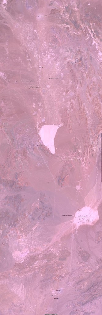 GPS map of test site tour