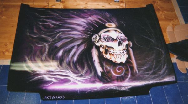 Aerografia cofano,by Artekaos