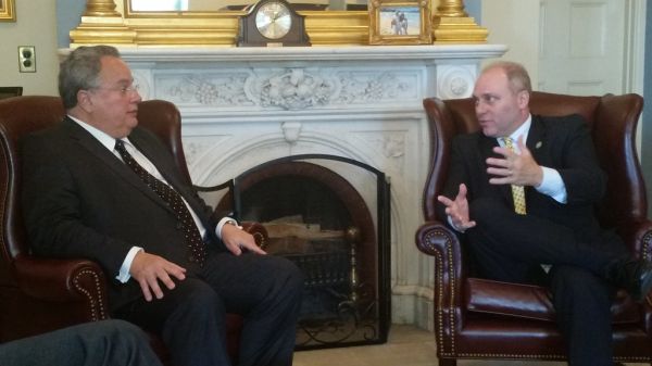 Συνάντηση του Υπουργού Εξωτερικών, κ. Νίκου Κοτζιά με τον Βουλευτή κ. Steve Scalise (Ουάσιγκτων, Πέμπτη, 23 Απριλίου 2015)