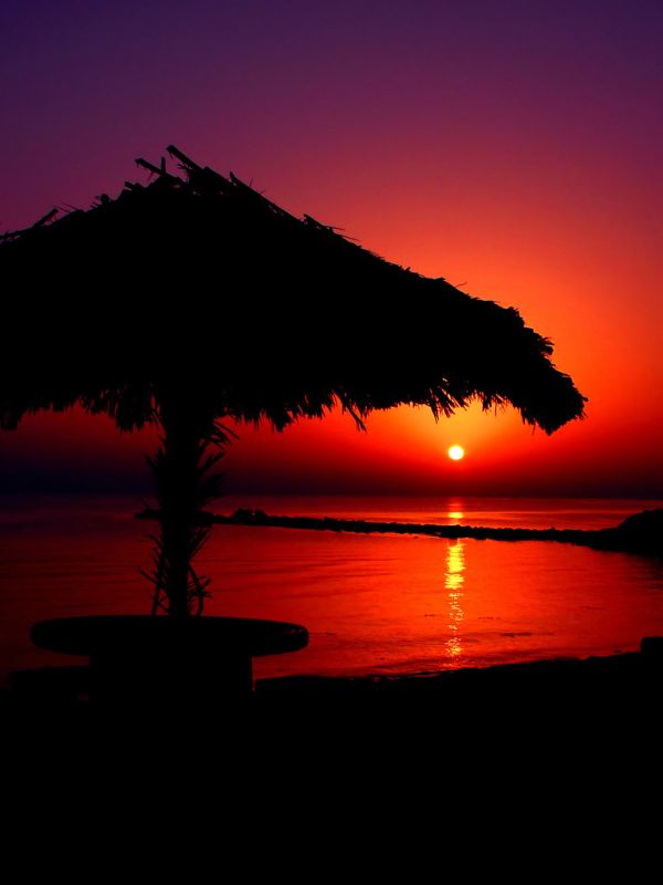 Hut Sunrise - Hello from Kish Island