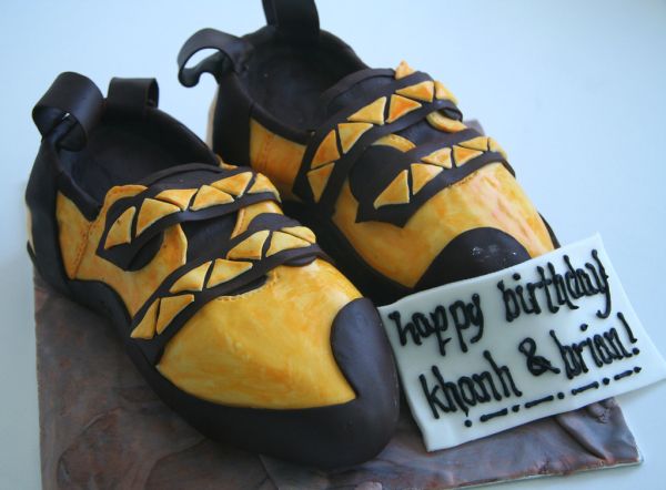 stinky climbing shoes!