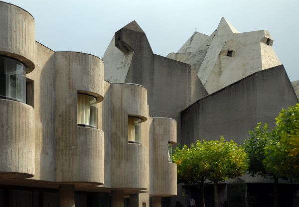 gottfried böhm, architect: maria königin des friedens pilgrimage church, neviges, germany 1963-1972