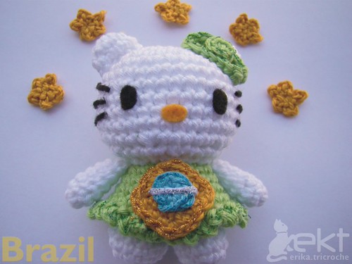 Hello Kitty Brasileirissima!!! Vamos BRASIL!!!