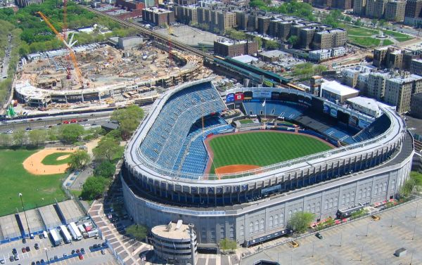 New & Old Yankee Stadium
