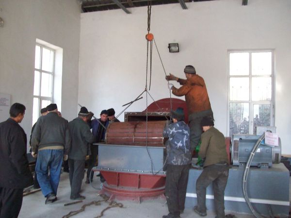 'Nurofar' mini hydro power plant in Bozorboi Burunov Jamoat, Tajikistan