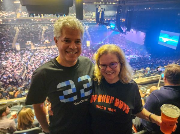 At The Pet Shop Boys/New Order Concert