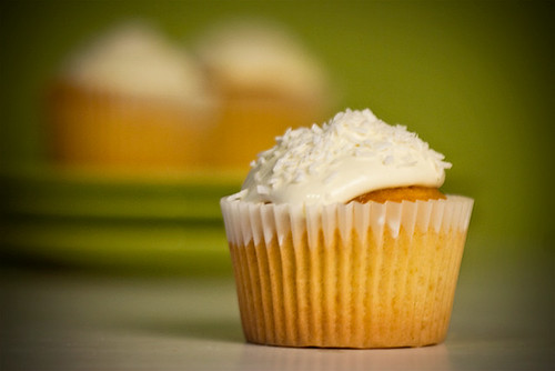 Rum Coconut Cupcakes