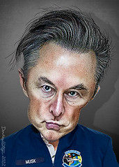 Elon Musk - Caricature