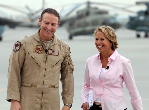 News Anchor Katie Couric visits Afghanistan
