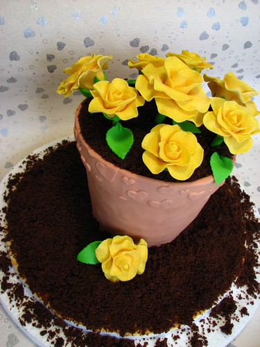 A Flower Pot for her Roses