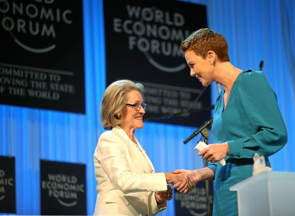 Crystal Award Ceremony - Exploring Arts in Society: Hilde Schwab, Charlize Theron