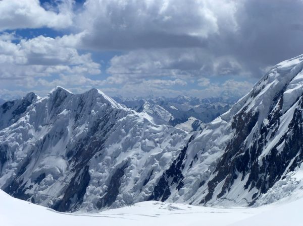 The breath taking view over Tajikistan Mountains