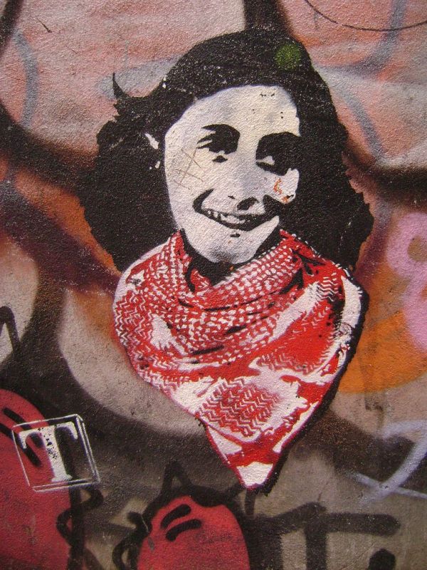 Anne Frank graffiti