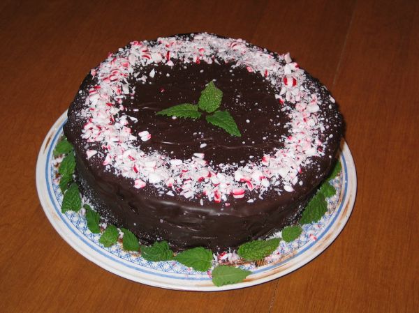chocolate mint birthday cake