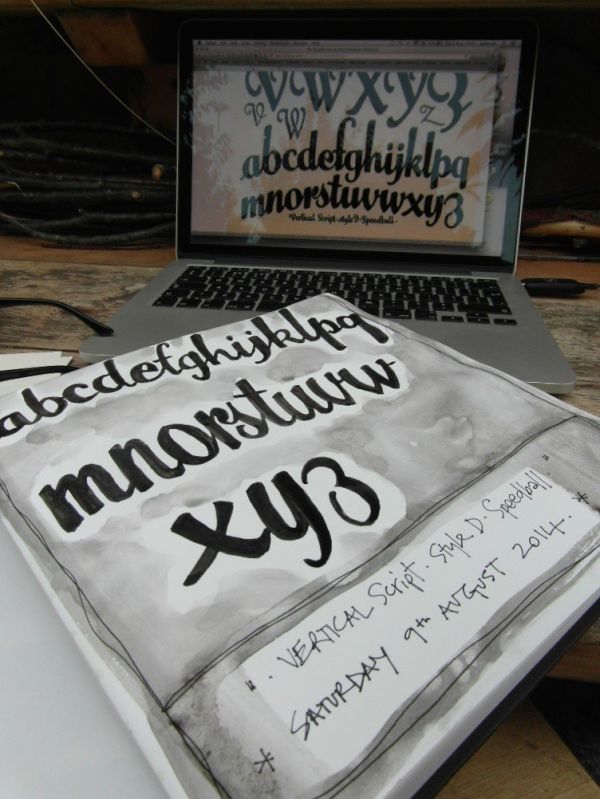 Vertical Script, style D... 9 Aug 2014