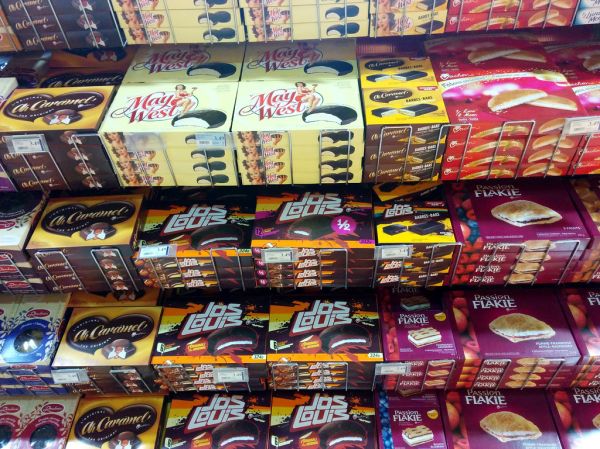 Vachon cakes, IGA, Sutton, Quebec, Canada