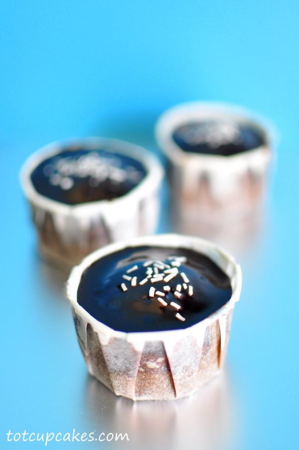 Steamed Choc Moist Cupcakes~totcupcakes.com~