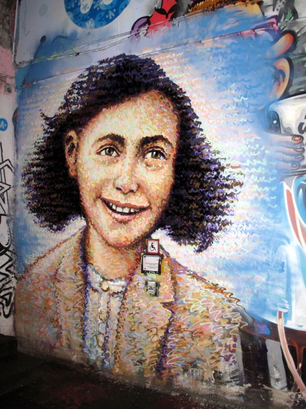 Anne Frank graffiti, Berlin