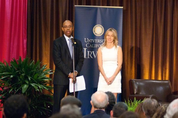 Charlize Theron at UC-Irvine Living Peace Series. December 4, 2010.