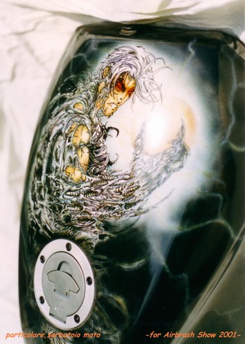 Witchblade Airbrush on Tank