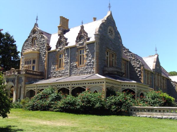 Abercrombie House a 50 roomed mansion built for a local Scottish family in the 1870s near Bathurst New South Wales. Made of everlasting granite stone.
