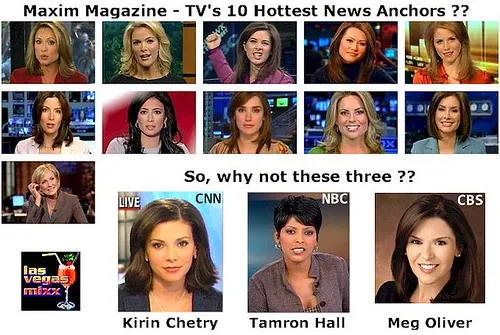 Maxim: TV's hottest news anchors
