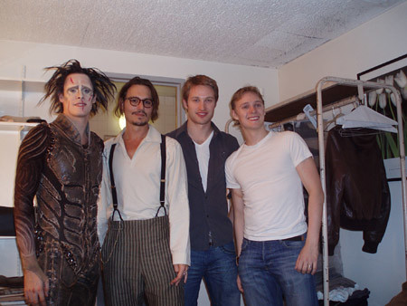 Johnny Depp and the Cast of 'Edward Scissorhands'