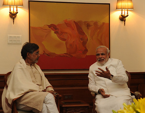 Kailesh Satyarthi & Narendra Modi